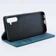 Etui do Samsung Galaxy A34 5G, ERBORD Vintage portfel z klapką, niebieskie
