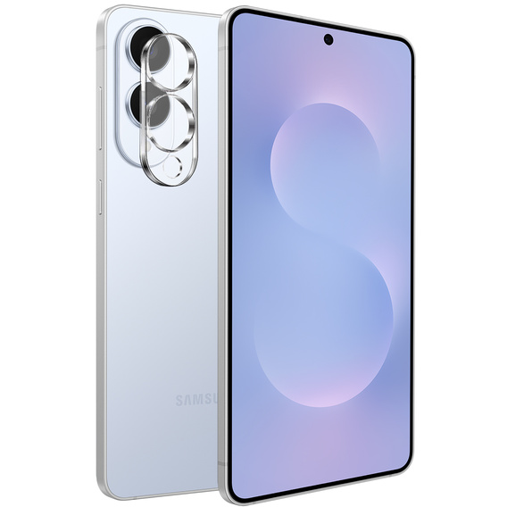 2x Szkło hartowane na aparat ERBORD do Samsung Galaxy S25 Edge, Przezroczyste