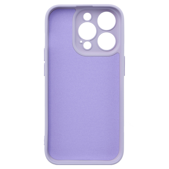 Etui do iPhone 15 Pro, Silicone Lite, fioletowe