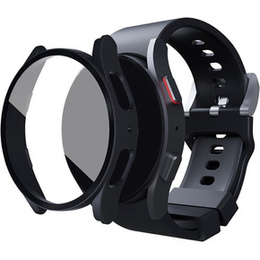 2w1 Etui + Szkło Hartowane do Samsung Galaxy Watch 5 44mm, Czarne