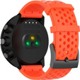 Pasek Silikonowy do Suunto 9 24mm - Pomarańczowy