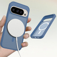 Etui do Google Pixel 10 / 10 Pro, Matt Case, do MagSafe, matowe niebieskie