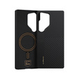 Etui BENKS Kevlar do Samsung Galaxy S25 Ultra, Montage Magnetic Armor Air 600d M045, do MagSafe, czarne