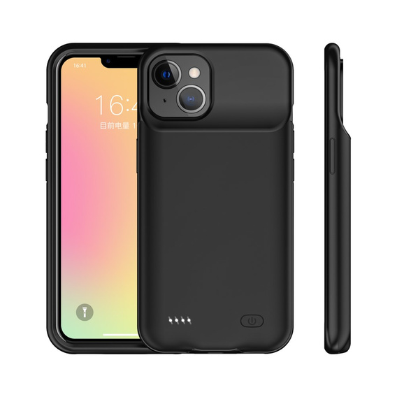 Etui z Baterią 6000mAh do iPhone 13 Mini, Czarne