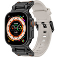 Pasek ERBORD ProTech do Apple Watch 1/2/3/4/5/6/7/8/9/10/11/SE Ultra 1/2/3 42/44/45/46/49mm, Biały