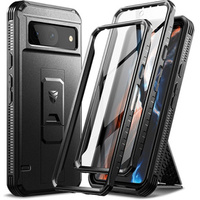 Etui pancerne do Google Pixel 8, Dexnor Full Body (Two Frames), czarne