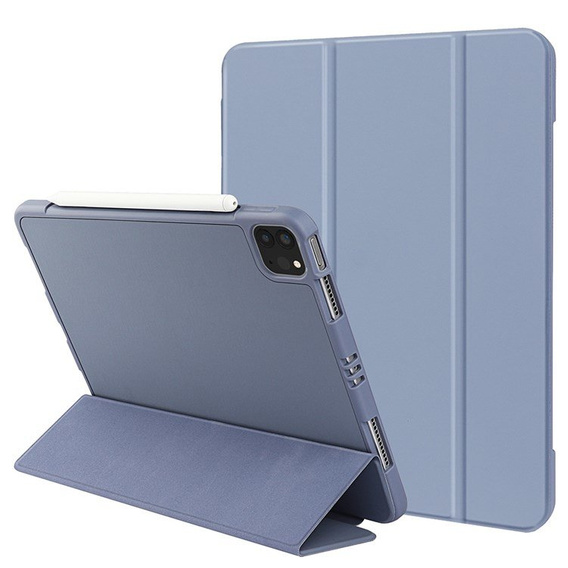 Etui do iPad Pro 11" 2022/2021 (4/3 gen.), Smartcase z miejscem na rysik, fioletowe