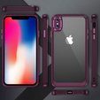 Etui do iPhone X / XS, ERBORD Impact Guard, bordowe