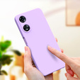 Etui do Oppo A38 4G / Oppo A18 4G, Silicone Lite, fioletowe