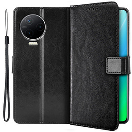 Etui z klapką do Infinix Note 12 2023, Wallet, czarne