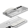 Etui z rączką i podstawką do Samsung Galaxy Z Fold7 – przezroczyste