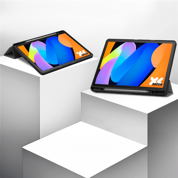 Etui do Lenovo Idea Tab 11" 2025 TB336FU TB336ZU, Smartcase z miejscem na rysik, szare
