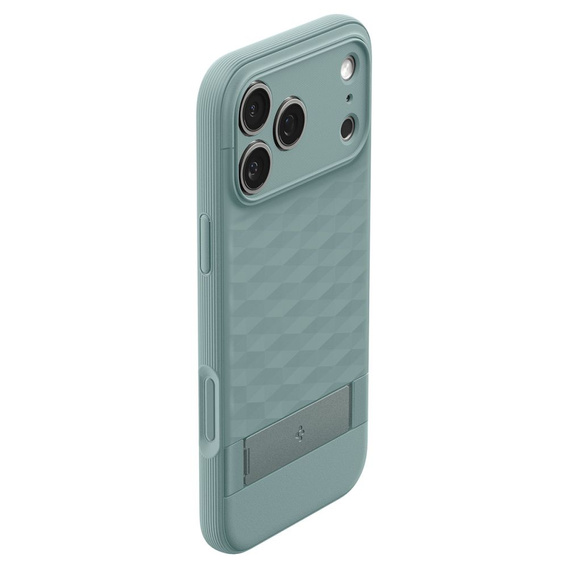 Etui Spigen do iPhone 17 Pro Max, Parallax Mag, do MagSafe, zielone