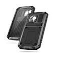 Etui do iPhone 15 Pro Max, R-JUST, pancerne, czarne