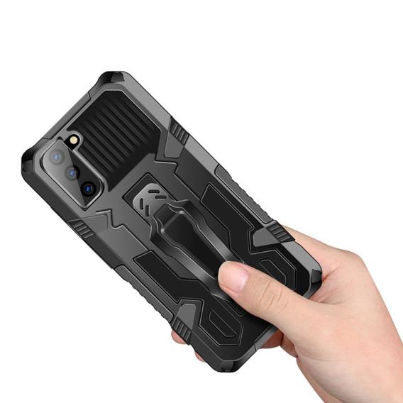 Etui Hybrid KickStand do Samsung Galaxy S21 FE, Black