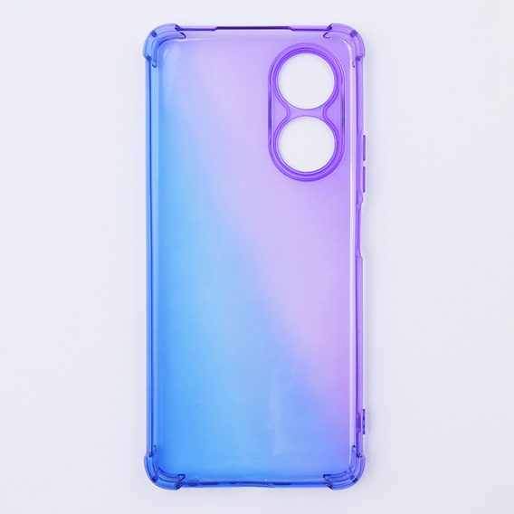 Etui Gradient Dropproof do Oppo A58 4G, Fioletowe / niebieskie