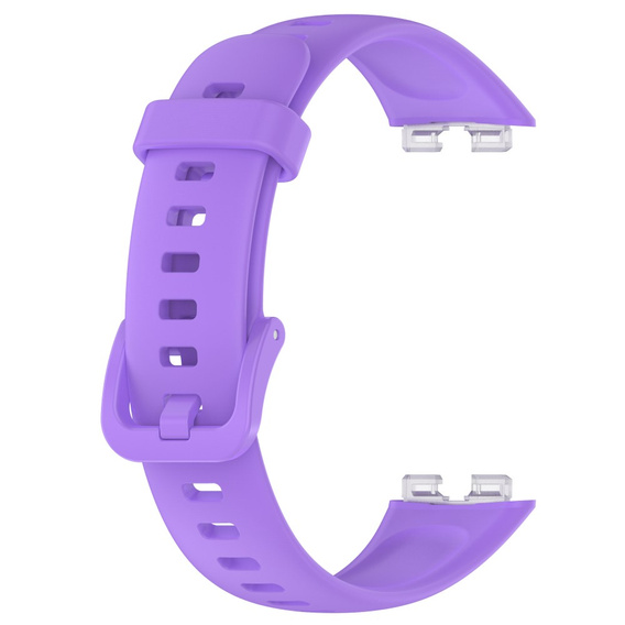 Pasek Silikonowy do Huawei Band 8 / Huawei Band 9 / Huawei Band 10, Fioletowy
