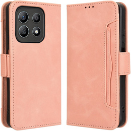 Etui z klapką do Motorola Moto G56 5G, Card Slot, różowe
