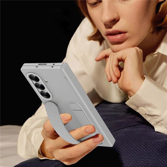 Etui do Galaxy Z Fold7 – podstawka i funkcja stand, kolor szary