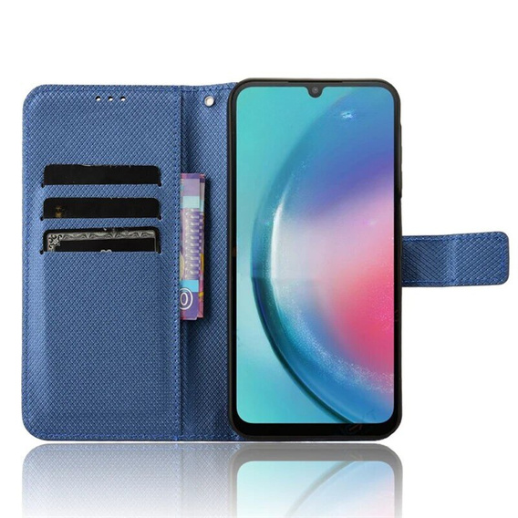 Etui z klapką do Samsung Galaxy M55 5G, Wallet Smart Magnet, niebieskie