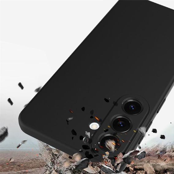 Etui do Samsung Galaxy A57 5G, Silicone Lite, do MagSafe, czarne