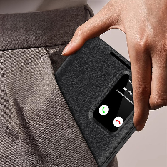 Etui do Samsung Galaxy S25 FE, Smart View Wallet, czarne