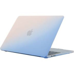 Etui ochronne do Macbook Air 13 (A2681) 2022 / Macbook Air 13 M3 (A3113) 2024 / M4 2025, HardShell, różowe / niebieskie