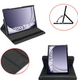 Etui do Samsung Galaxy Tab A9+, Obrotowe 360, czarne