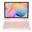 Etui z klawiaturą do Samsung Galaxy Tab S6 Lite 10.4" 2020/2022/2024, Pen Slot, różowe rose gold