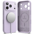 Etui Ringke do iPhone 17 Pro, Silicone MagSafe, Light Purple