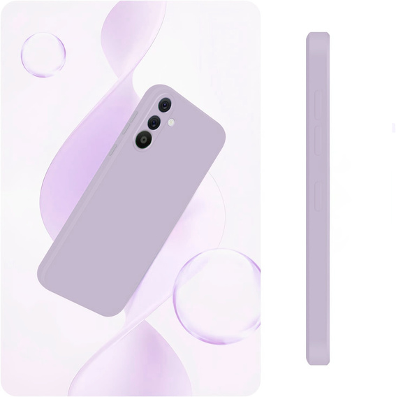 Etui do Samsung Galaxy A36 5G, Silicone Lite, fioletowe