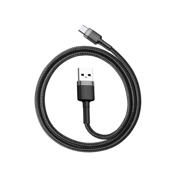BASEUS Cafule Kabel Type-C 3A 0.5M - Black/Grey