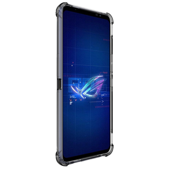 Etui IMAK do Asus ROG Phone 6 5G, Dropproof, przezroczyste / czarne