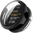 2w1 Etui + Szkło Hartowane do Google Pixel Watch 3 45mm, czarne