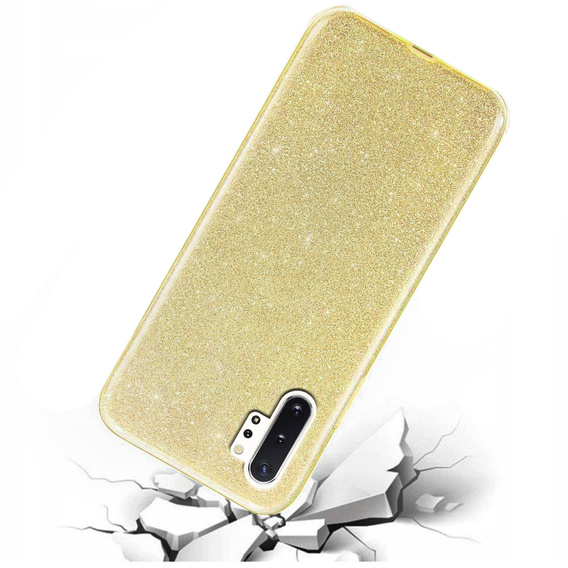 Etui Glitter Case do Samsung Galaxy Note 10+ Plus, Gold