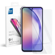 Zestaw Etui do Samsung Galaxy A54 5G, Side Magnetic z klapką, Granatowe + szkło