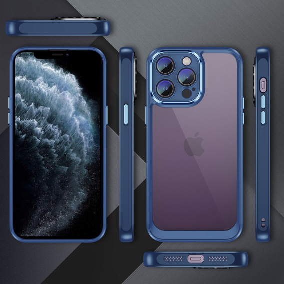 Etui do iPhone 11 Pro Max, ERBORD Impact Guard, niebieskie