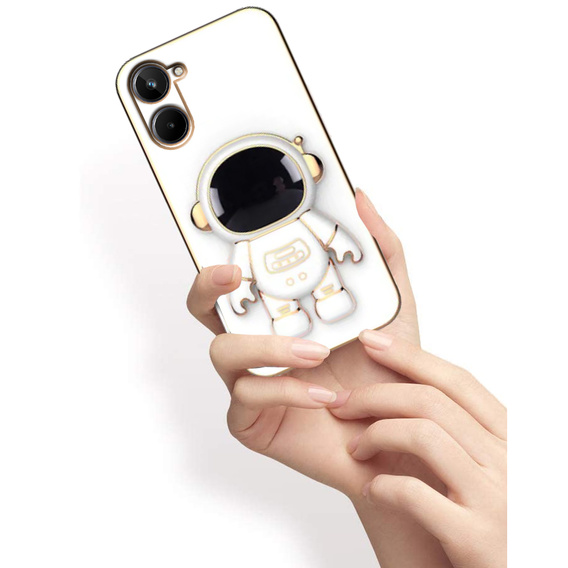 Etui do Realme 10 4G, Astronaut, białe