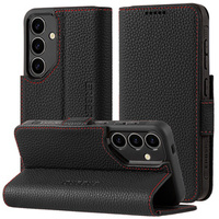 Etui skórzane do Samsung Galaxy S24, ERBORD LeatherWallet, czarne