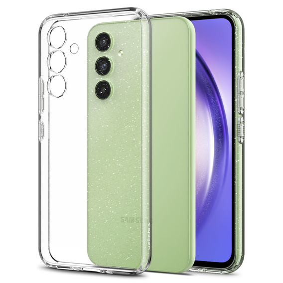 Etui Spigen do Galaxy A54 5G, Liquid Crystal, przezroczyste brokat