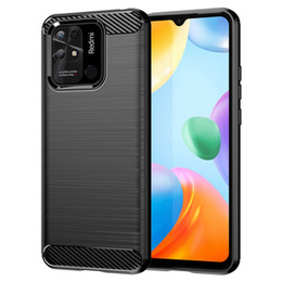 Etui do Xiaomi Redmi 10C, Karbon, czarne