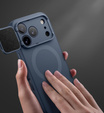 Etui do iPhone 17 Pro Max, Suritch Shockproof, do MagSafe – niebieskie