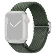 Pasek nylonowy do Apple Watch 1/2/3/4/5/6/7/8/9/10/11/SE 38/40/41/42mm, Zielony