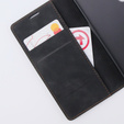 Etui do Samsung Galaxy S23, ERBORD Vintage portfel z klapką, czarne