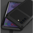 OUTLET Etui Love Mei do Samsung Galaxy S21+ Plus, pancerne ze szkłem, czarne