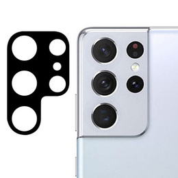 Szkło na Aparat do Samsung Galaxy S22 Ultra, czarne