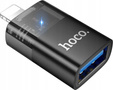 Adapter OTG HOCO UA36 – Lightning do USB-A, czarny transparentny
