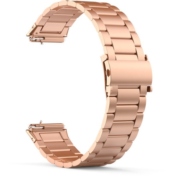 Bransoleta Stalowa do Huawei Band 7, Różowe złoto