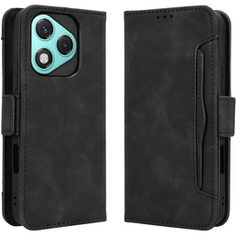 Etui z klapką do Honor 400 Lite, Card Slot, czarne