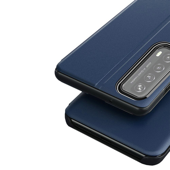 Etui do Huawei P Smart 2021, Obudowa Window View Case, Niebieskie